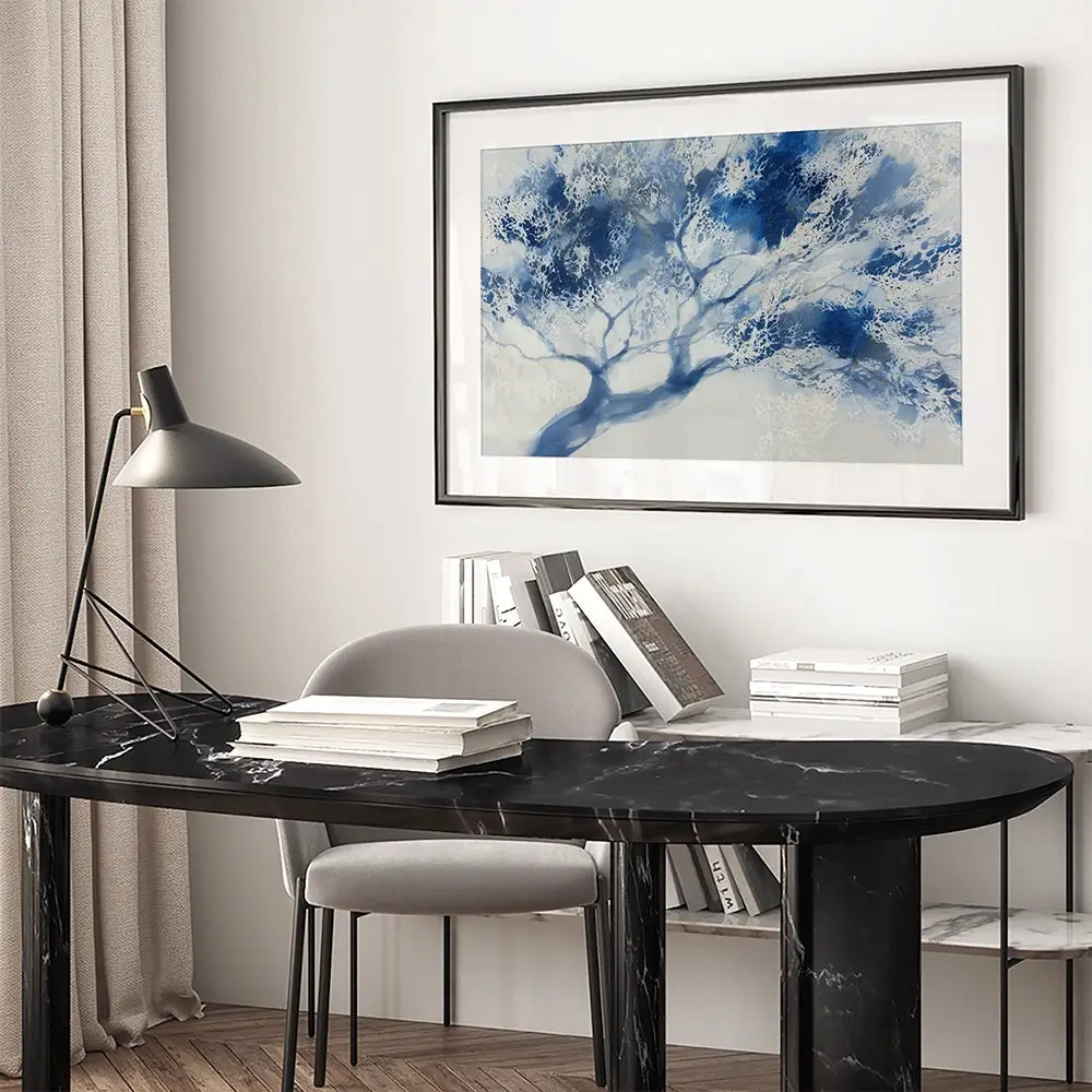 Tree Splatter Framed Art Print Tree Splatter Framed Art Print wall art product Chromatic Storm Studio