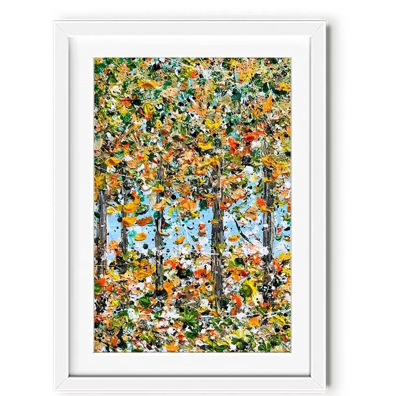 Trees In Autumn Framed Art Print Trees In Autumn Framed Art Print wall art product Charlotte Anna Reed