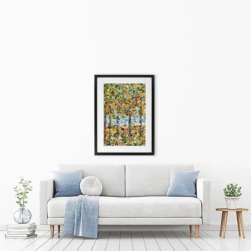 Trees In Autumn Framed Art Print Trees In Autumn Framed Art Print wall art product Charlotte Anna Reed