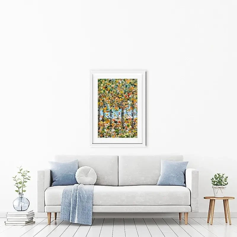 Trees In Autumn Framed Art Print Trees In Autumn Framed Art Print wall art product Charlotte Anna Reed