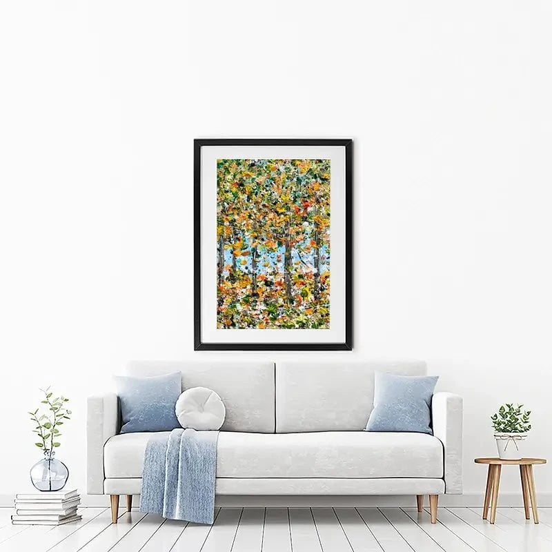 Trees In Autumn Framed Art Print Trees In Autumn Framed Art Print wall art product Charlotte Anna Reed