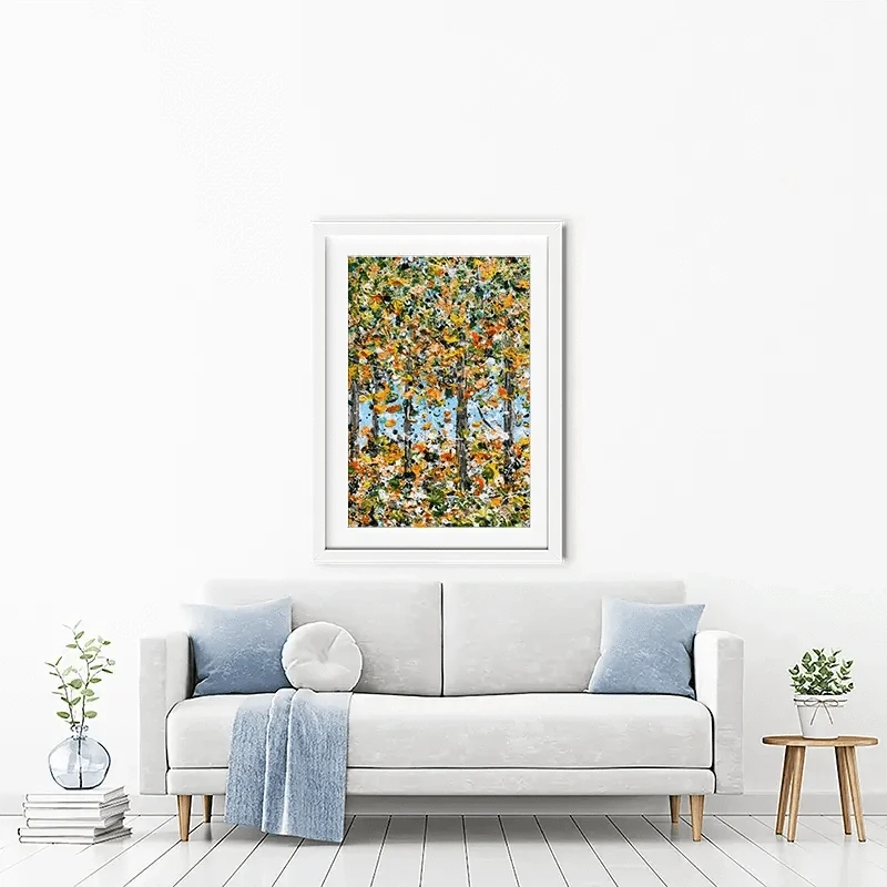 Trees In Autumn Framed Art Print Trees In Autumn Framed Art Print wall art product Charlotte Anna Reed