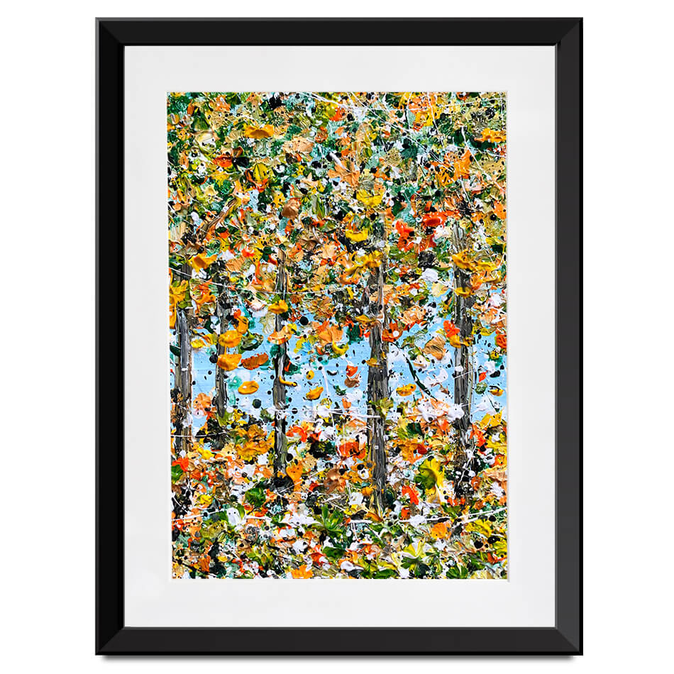 Trees In Autumn Framed Art Print Trees In Autumn Framed Art Print wall art product Charlotte Anna Reed