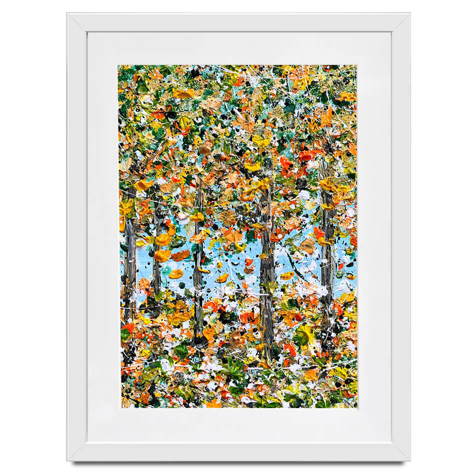 Trees In Autumn Framed Art Print Trees In Autumn Framed Art Print wall art product Charlotte Anna Reed