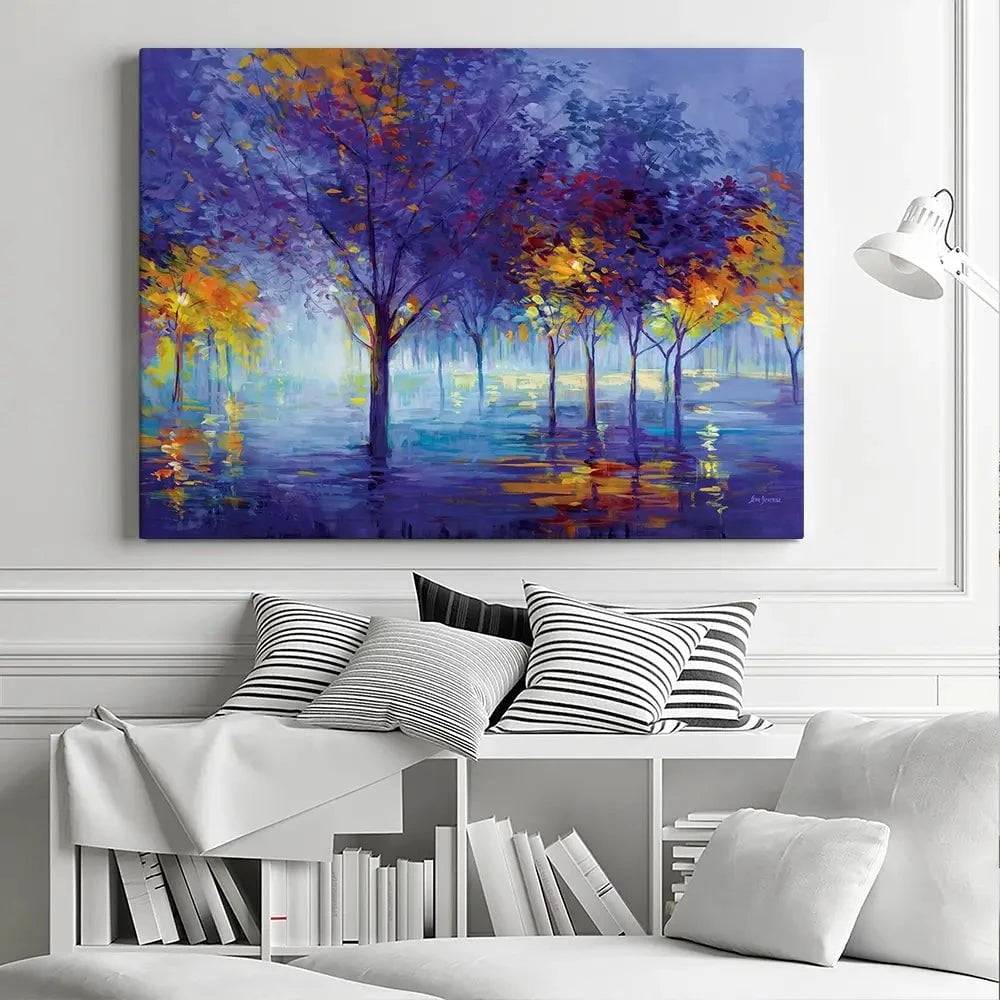 Trees Of Dreamy Nights Canvas Print Trees Of Dreamy Nights Canvas Print wall art product Leon Devenice