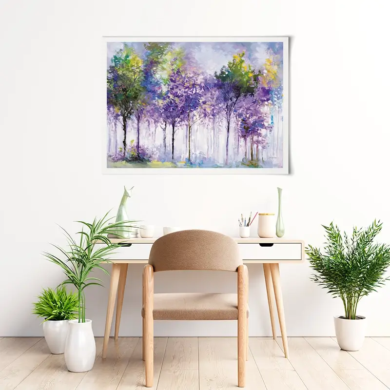 Trees Quiet Reverence Art Print Trees Quiet Reverence Art Print wall art product Leon Devenice