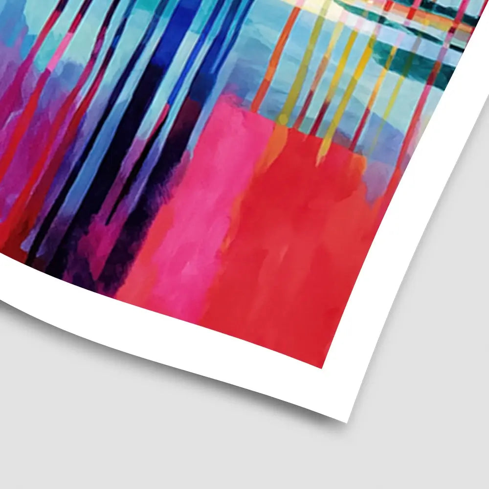 Trees Reflected In Still Water Art Print Trees Reflected In Still Water Art Print wall art product Chromatic Storm Studio