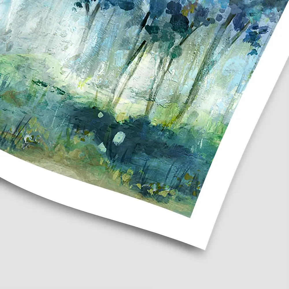 Treetop Mist Square Art Print Treetop Mist Square Art Print wall art product Carol Robinson