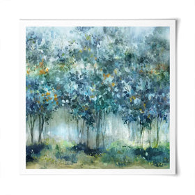 Treetop Mist Square Art Print Treetop Mist Square Art Print wall art product Carol Robinson