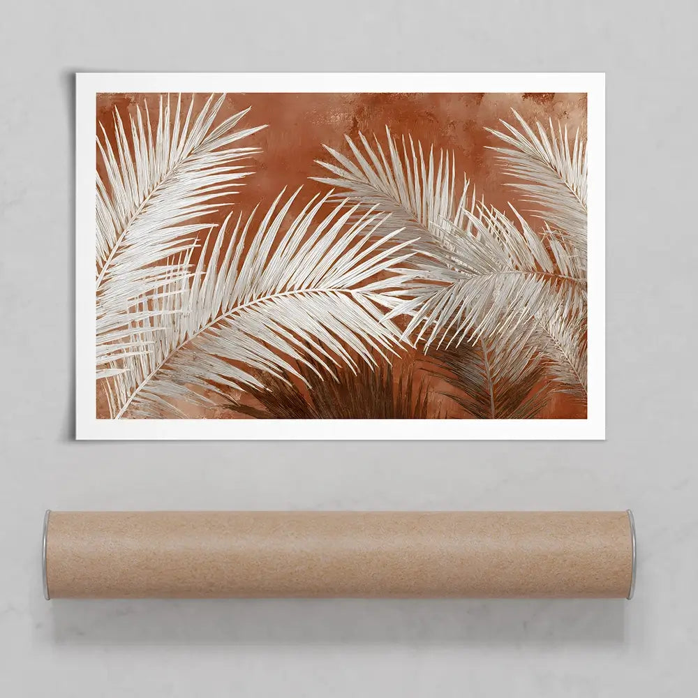 Tropical Palms 2 Art Print Tropical Palms 2 Art Print wall art product Petals Prints Design - Independent