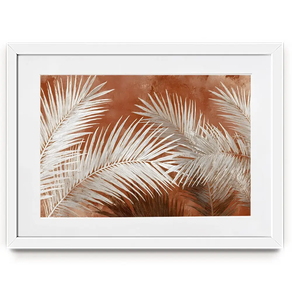 Tropical Palms 2 Framed Art Print Tropical Palms 2 Framed Art Print wall art product Petals Prints Design - Independent