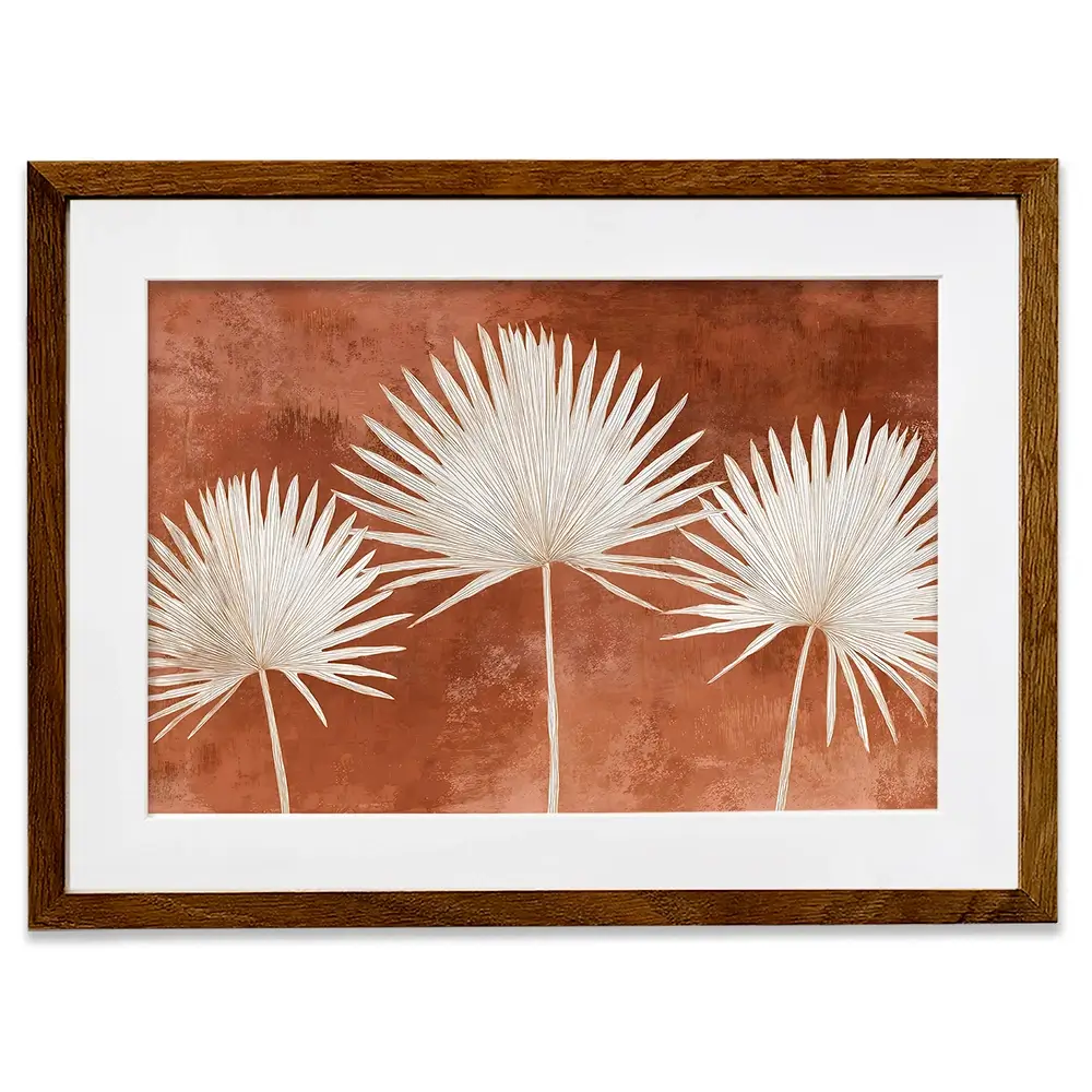 Tropical Palms 3 Framed Art Print Tropical Palms 3 Framed Art Print wall art product Petals Prints Design - Independent