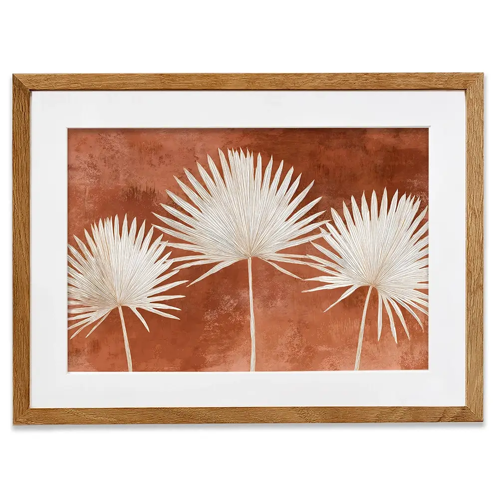 Tropical Palms 3 Framed Art Print Tropical Palms 3 Framed Art Print wall art product Petals Prints Design - Independent