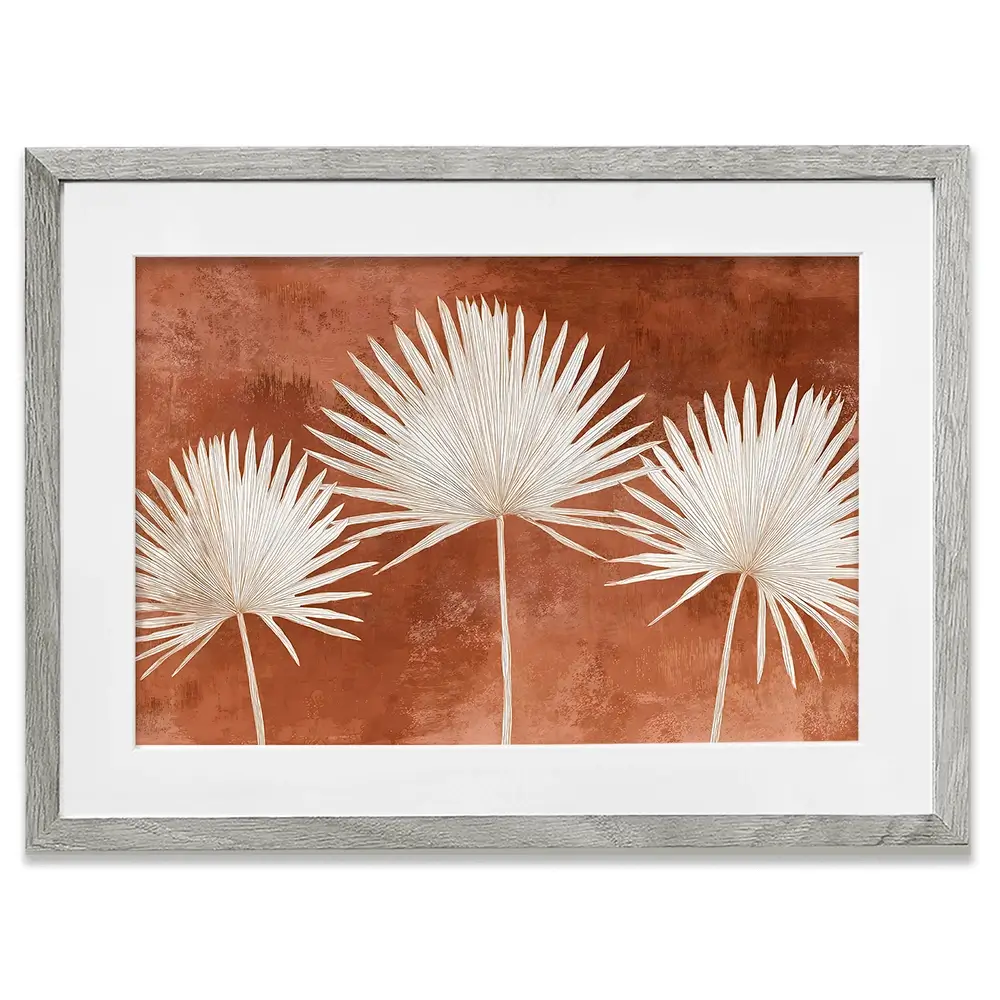 Tropical Palms 3 Framed Art Print Tropical Palms 3 Framed Art Print wall art product Petals Prints Design - Independent