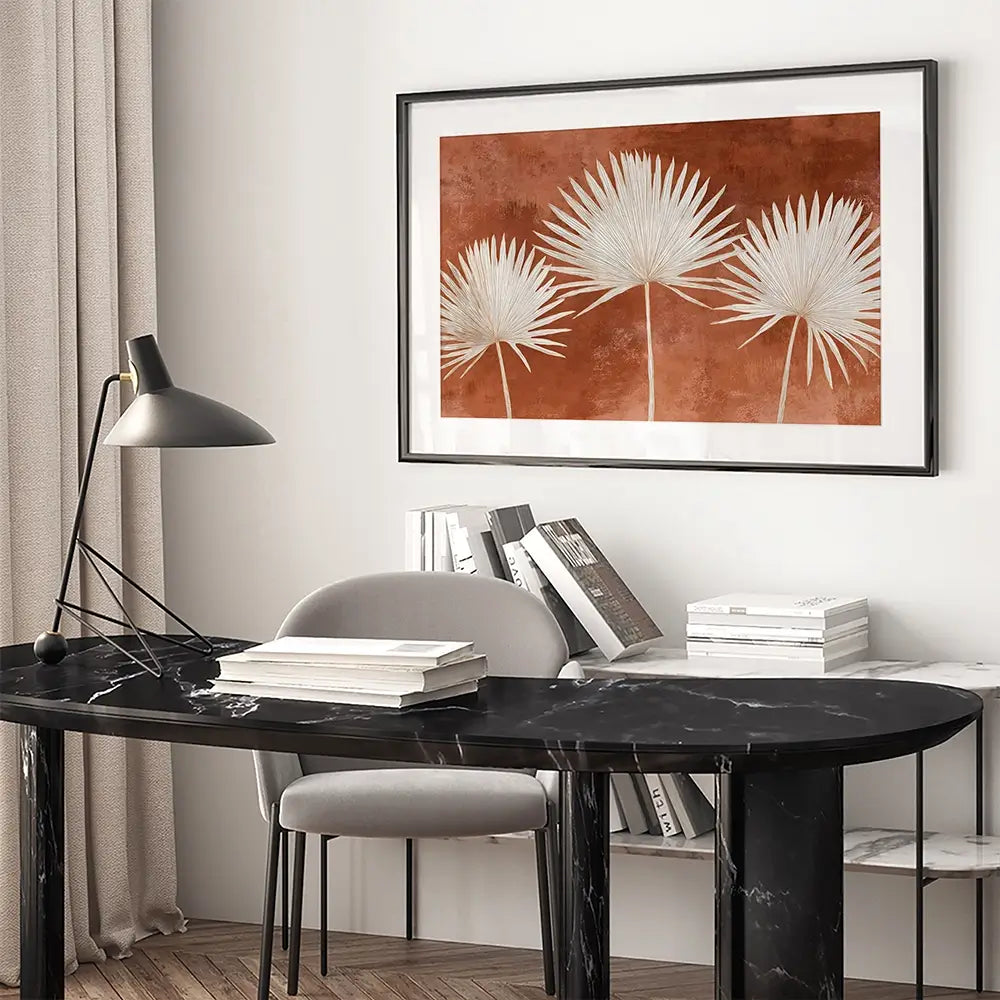 Tropical Palms 3 Framed Art Print Tropical Palms 3 Framed Art Print wall art product Petals Prints Design - Independent