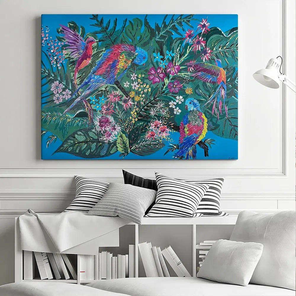 Tropical Paradise Canvas Print Tropical Paradise Canvas Print wall art product Jo Mulligan