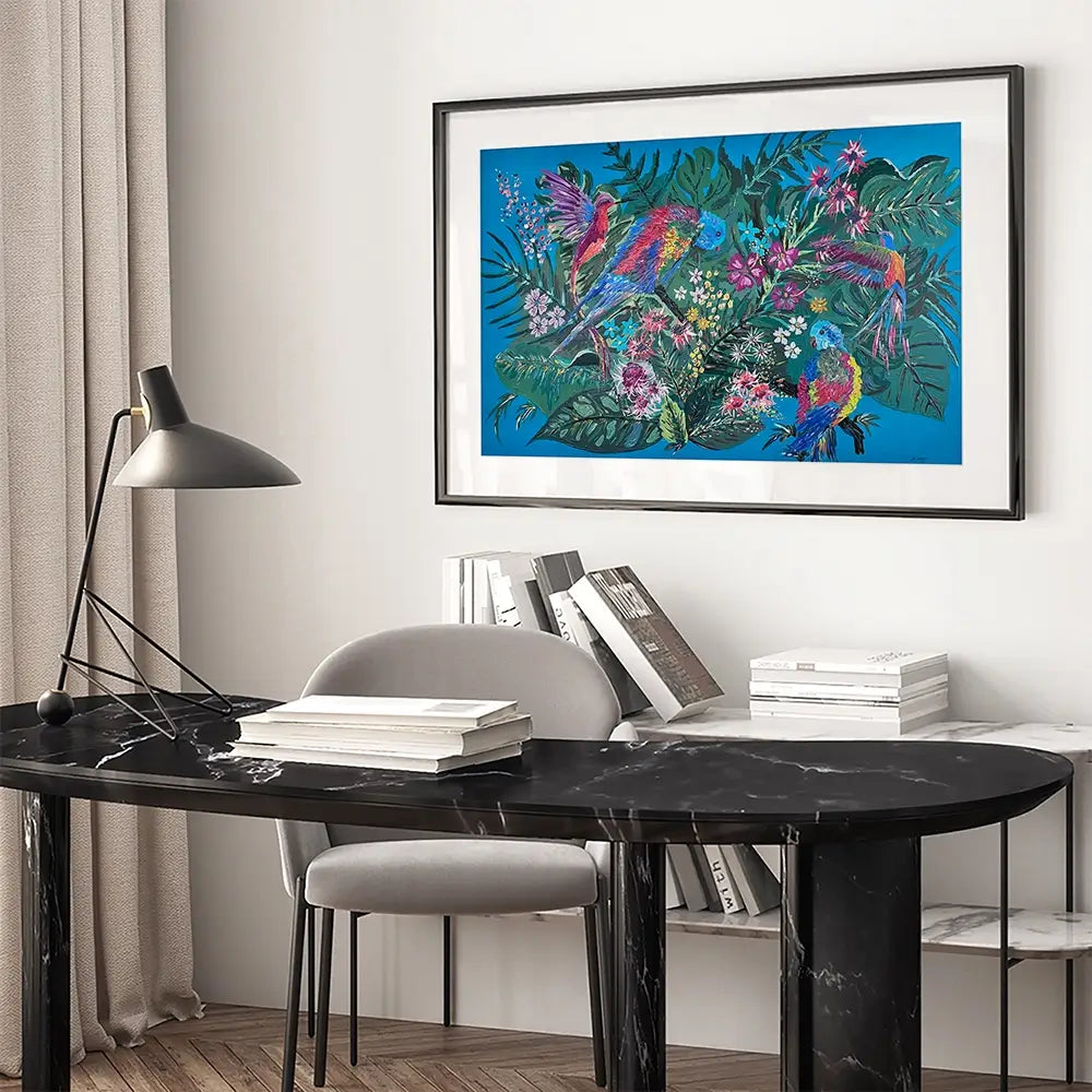 Tropical Paradise Framed Art Print Tropical Paradise Framed Art Print wall art product Jo Mulligan