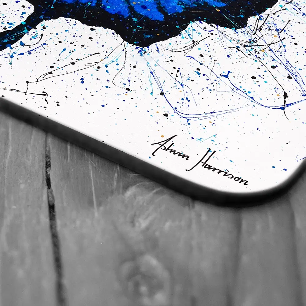 Tropics Of Blue Butterfly Coaster Set Tropics Of Blue Butterfly Coaster Set wall art product Ashvin Harrison