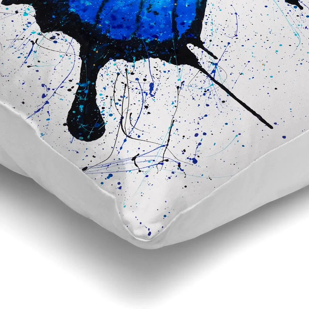 Tropics Of Blue Butterfly Cushion Tropics Of Blue Butterfly Cushion wall art product Ashvin Harrison