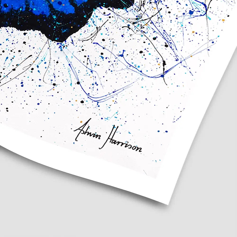 Tropics Of Blue Butterfly Square Art Print Tropics Of Blue Butterfly Square Art Print wall art product Ashvin Harrison