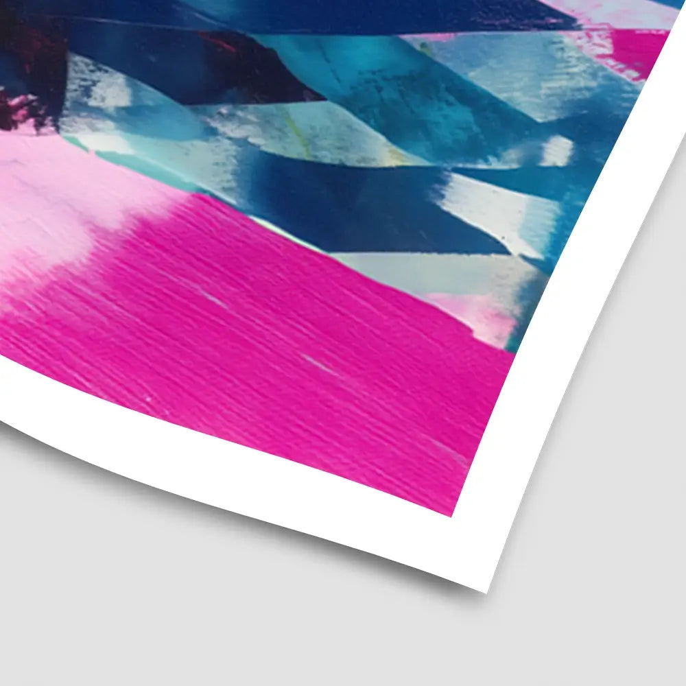 Trumpet Player In Magenta Art Print Trumpet Player In Magenta Art Print wall art product Chromatic Storm Studio