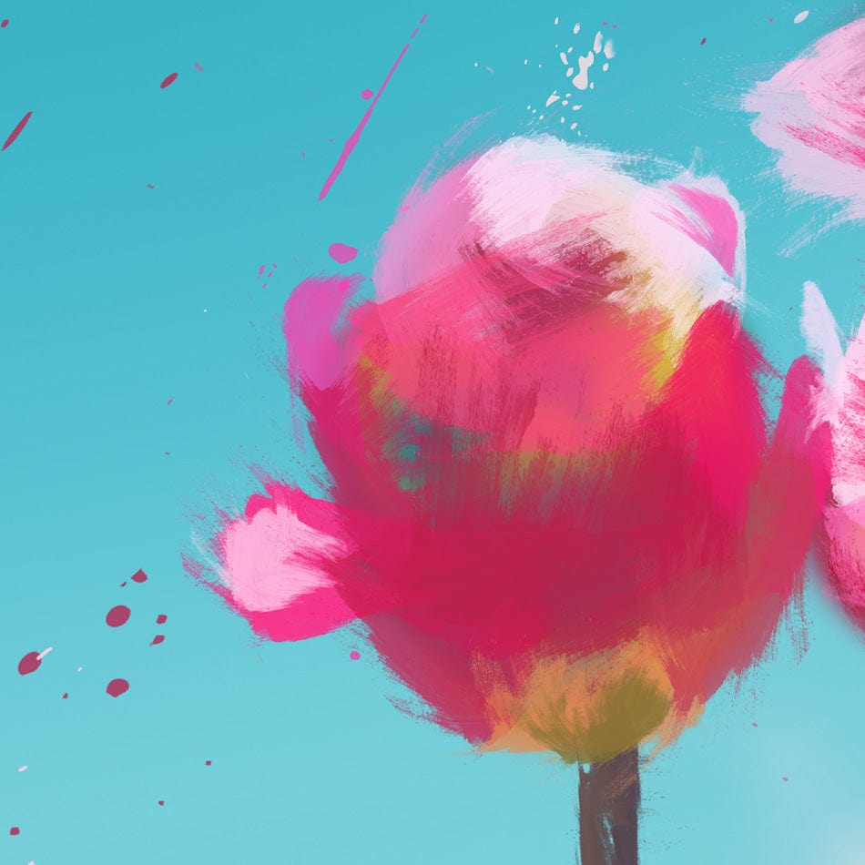 Tulip Meadow Canvas Print wall art product Aimee Linzi