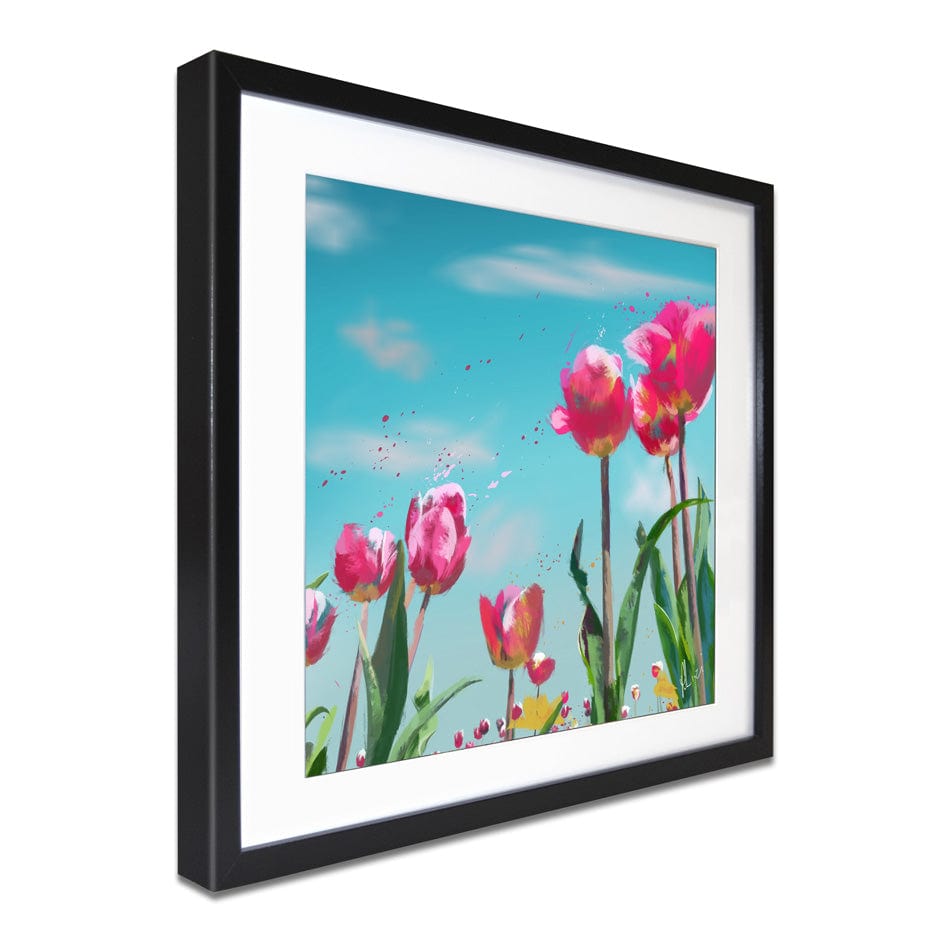 Tulip Meadow Framed Art Print wall art product Aimee Linzi