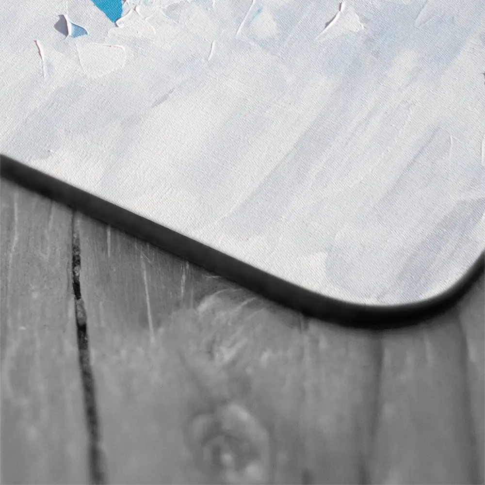 Tumbling Blue Abstract Coaster Set Tumbling Blue Abstract Coaster Set wall art product Olga Tkachyk