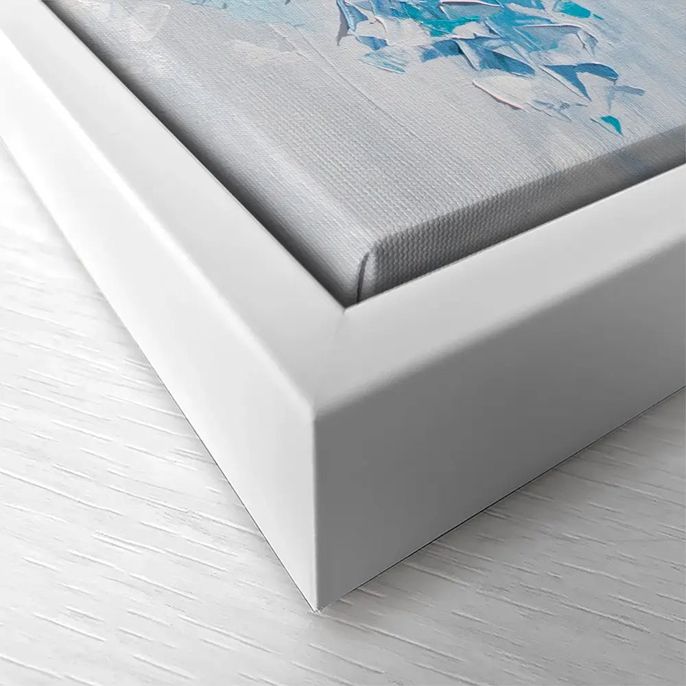 Tumbling Blue Abstract Square Canvas Print Tumbling Blue Abstract Square Canvas Print wall art product Olga Tkachyk