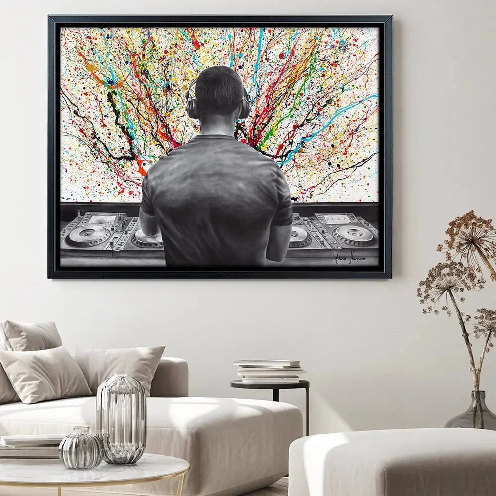 Turn It Up DJ Canvas Print Turn It Up DJ Canvas Print wall art product Ashvin Harrison