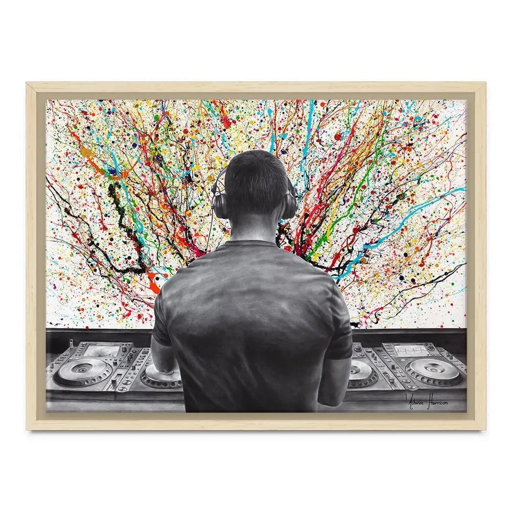 Turn It Up DJ Canvas Print Turn It Up DJ Canvas Print wall art product Ashvin Harrison