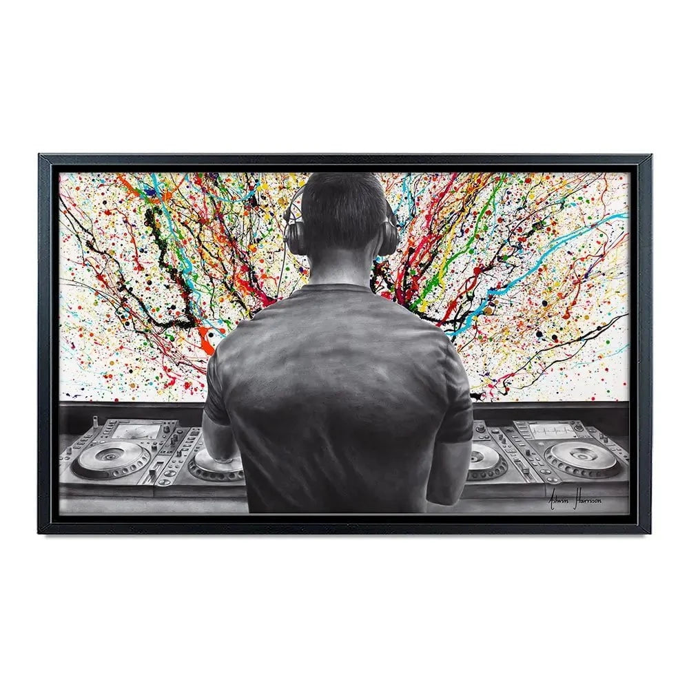 Turn It Up DJ Canvas Print Turn It Up DJ Canvas Print wall art product Ashvin Harrison