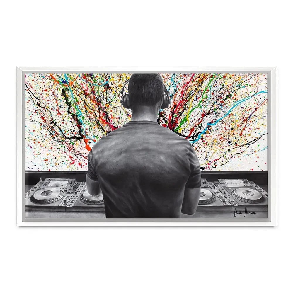 Turn It Up DJ Canvas Print Turn It Up DJ Canvas Print wall art product Ashvin Harrison