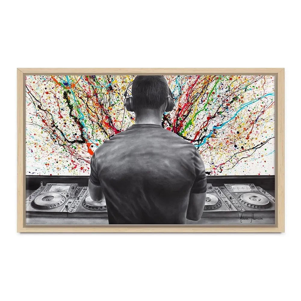 Turn It Up DJ Canvas Print Turn It Up DJ Canvas Print wall art product Ashvin Harrison