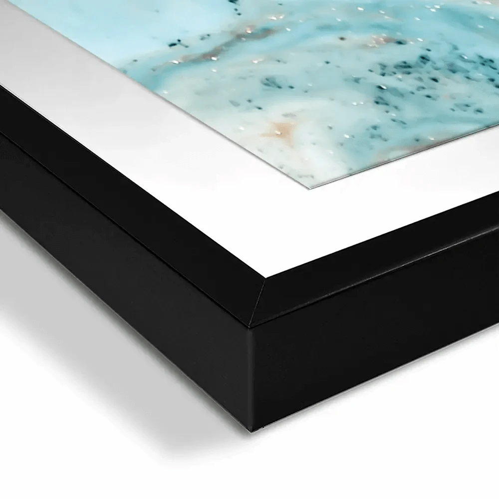 Turquoise Marble Framed Art Print Trio Turquoise Marble Framed Art Print Trio wall art product CARACOLLA / Shutterstock