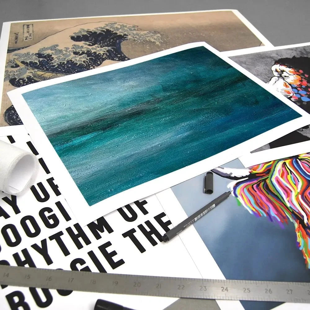 Turquoise Sea And Sky Art Print Turquoise Sea And Sky Art Print wall art product Craig Askew