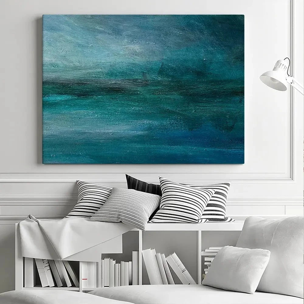 Turquoise Sea And Sky Canvas Print Turquoise Sea And Sky Canvas Print wall art product Craig Askew