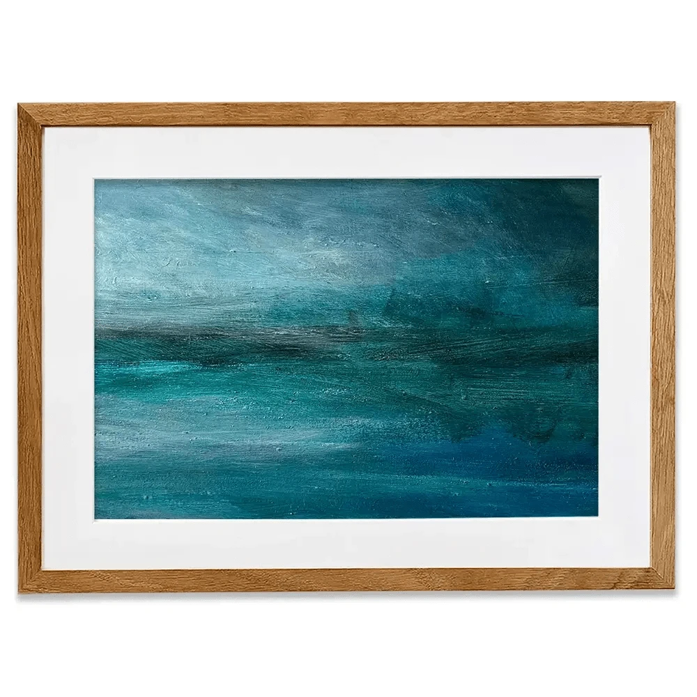 Turquoise Sea And Sky Framed Art Print Turquoise Sea And Sky Framed Art Print wall art product Craig Askew