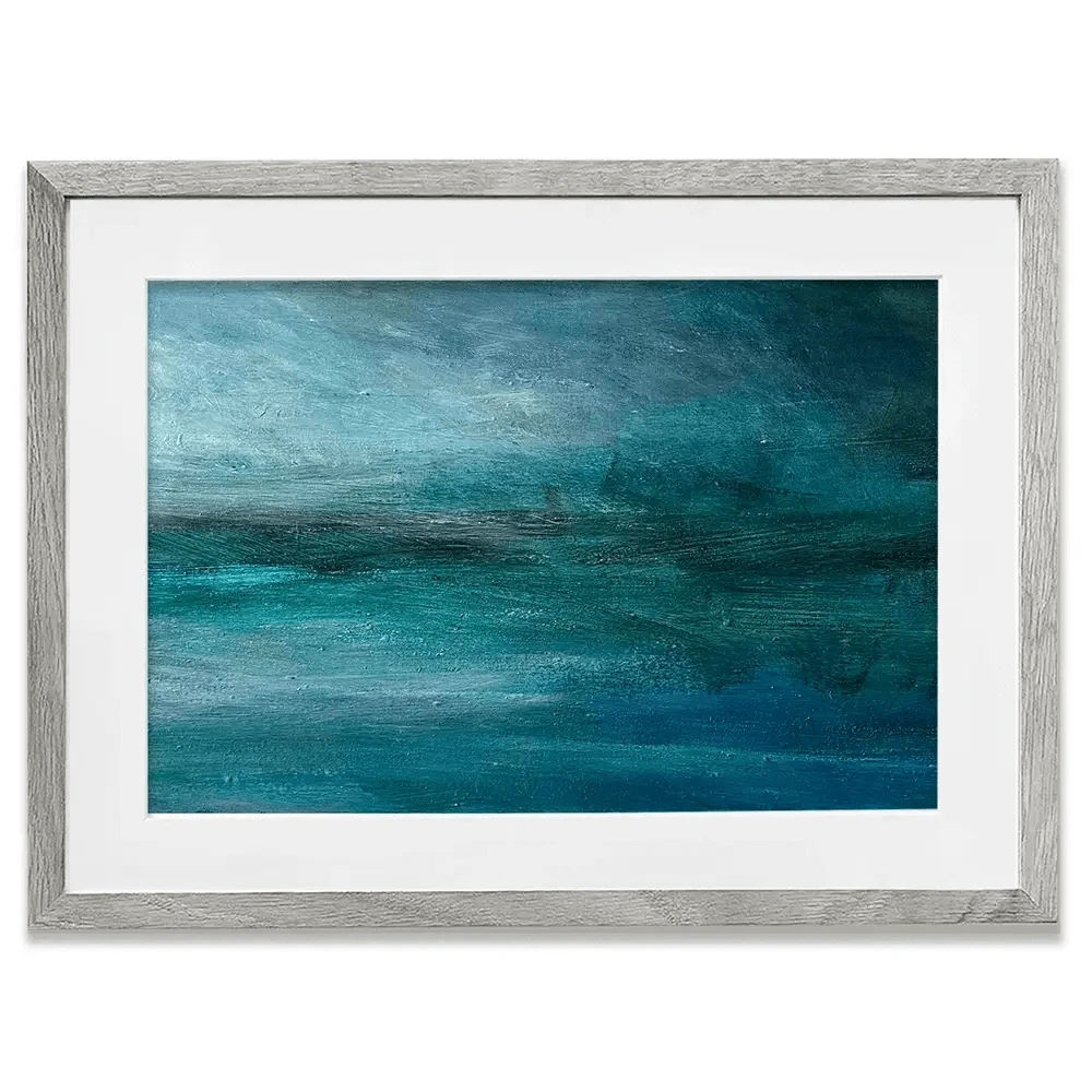 Turquoise Sea And Sky Framed Art Print Turquoise Sea And Sky Framed Art Print wall art product Craig Askew