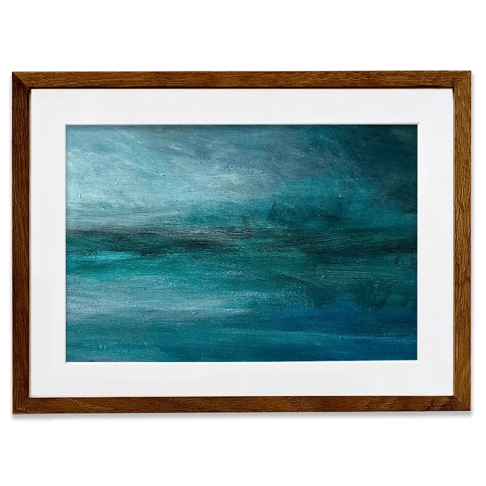 Turquoise Sea And Sky Framed Art Print Turquoise Sea And Sky Framed Art Print wall art product Craig Askew