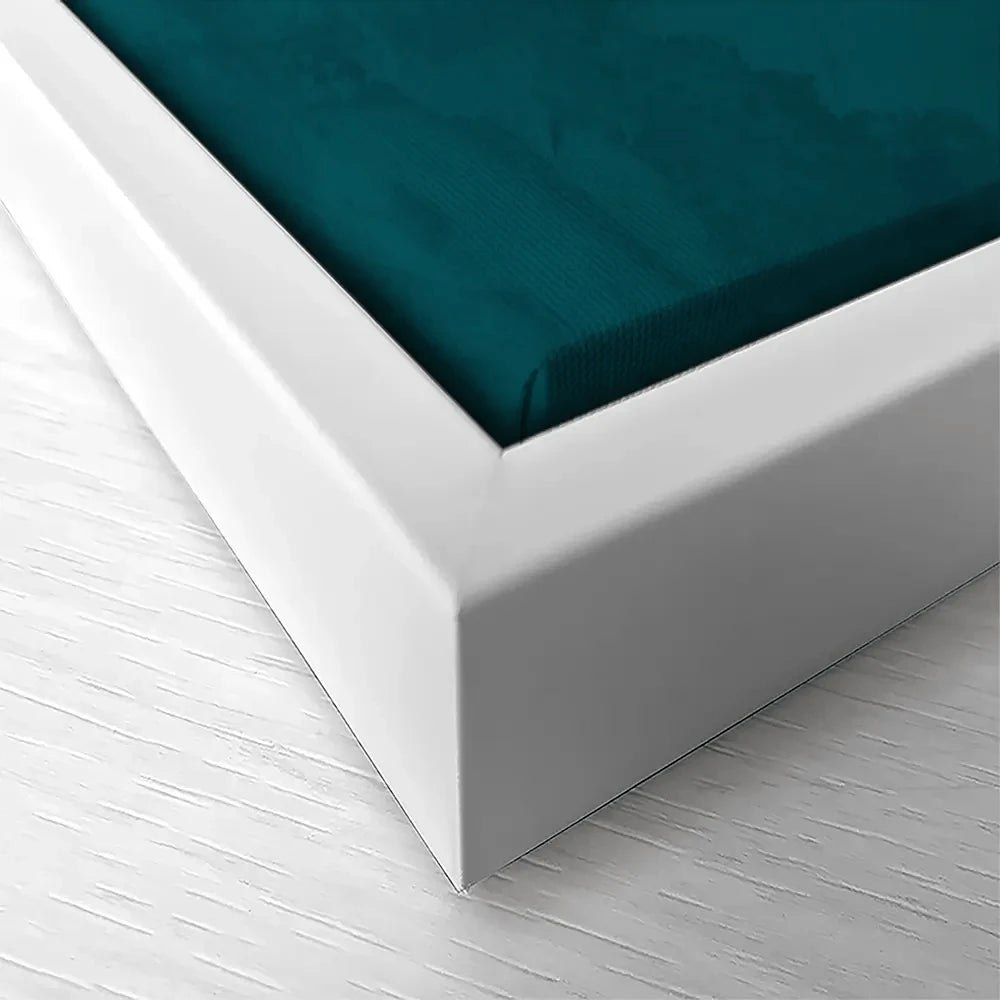 Turquoise Zebra Wearing Heels Canvas Print Turquoise Zebra Wearing Heels Canvas Print wall art product Sarah Manovski