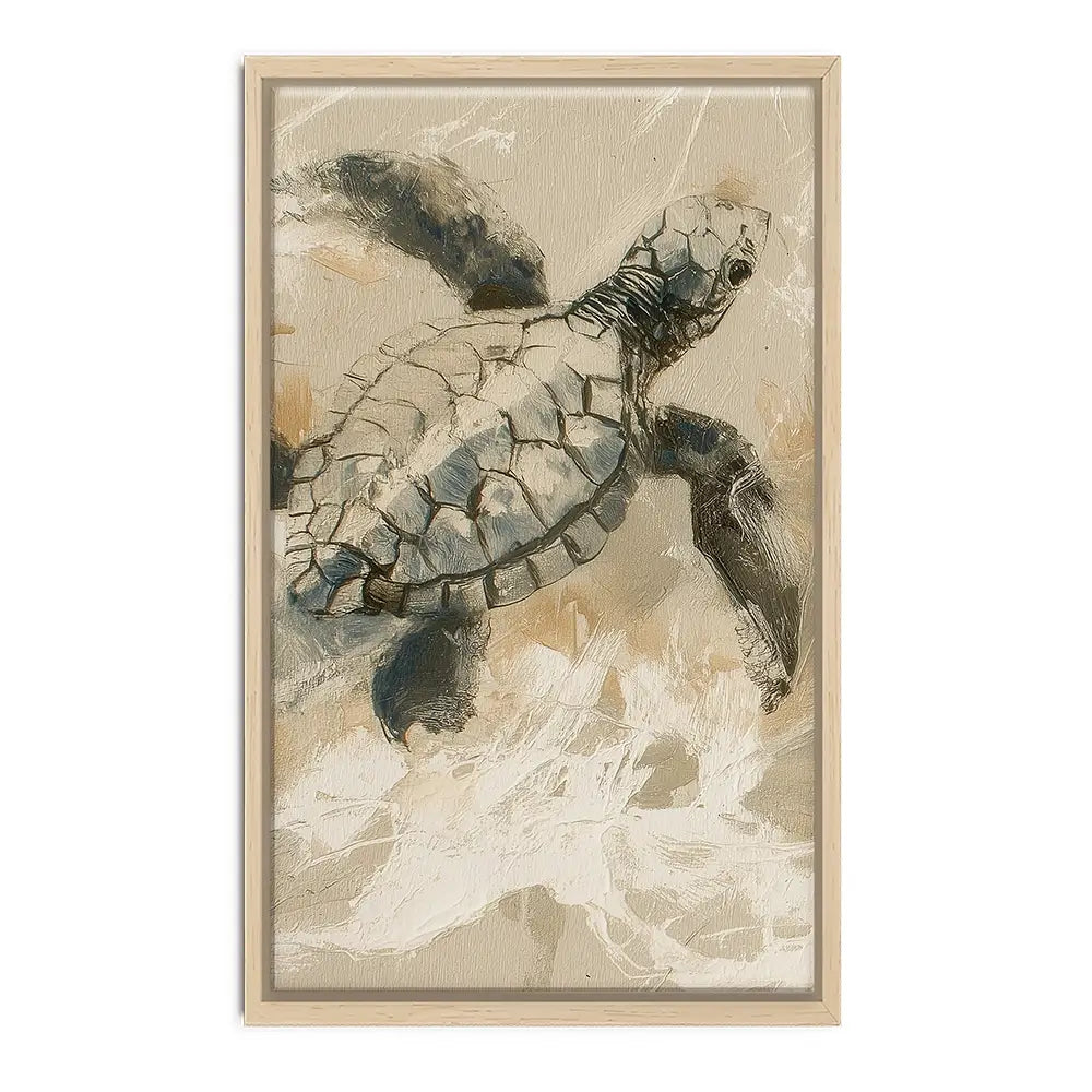 Turtle Life Canvas Print Turtle Life Canvas Print wall art product Chromatic Storm Studio