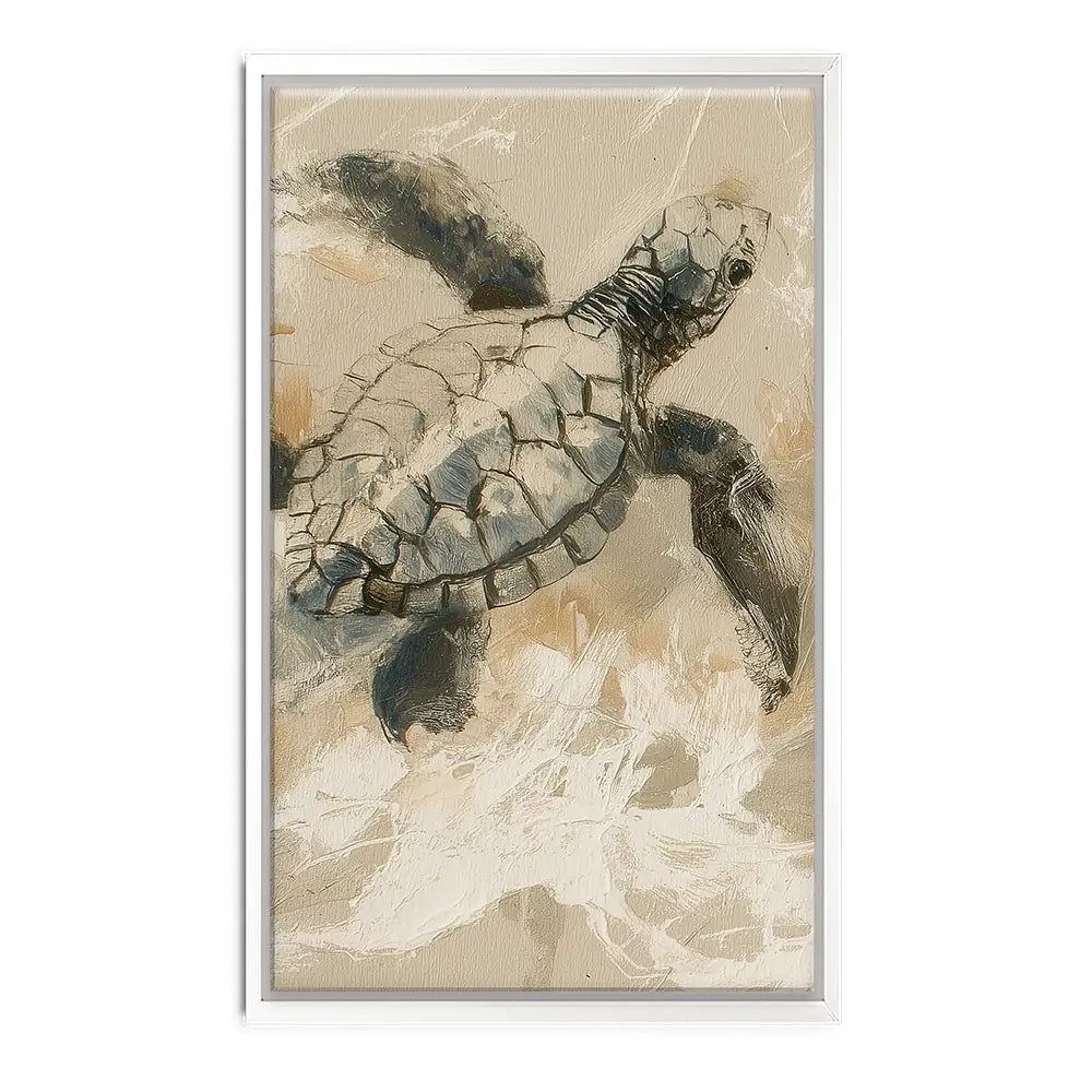 Turtle Life Canvas Print Turtle Life Canvas Print wall art product Chromatic Storm Studio