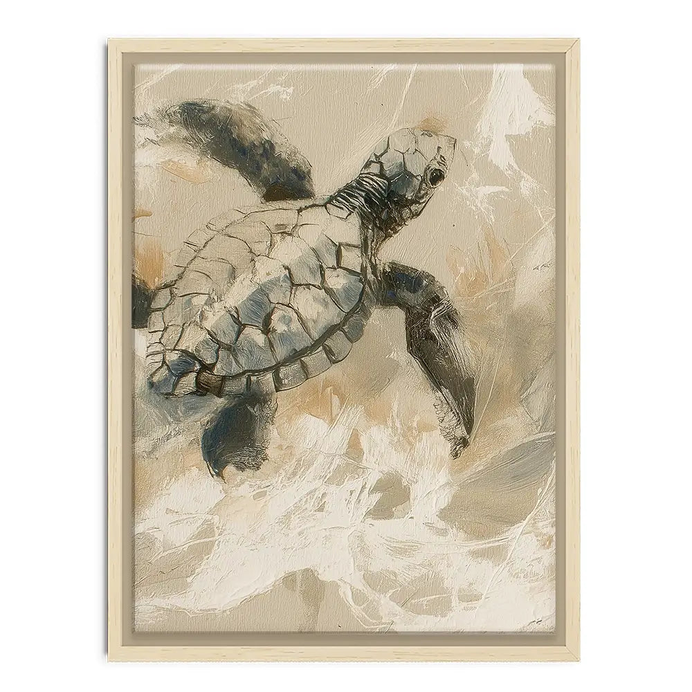 Turtle Life Canvas Print Turtle Life Canvas Print wall art product Chromatic Storm Studio