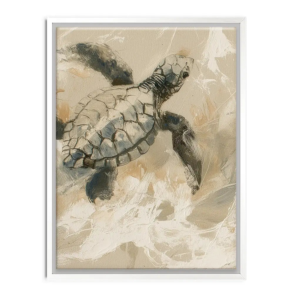 Turtle Life Canvas Print Turtle Life Canvas Print wall art product Chromatic Storm Studio