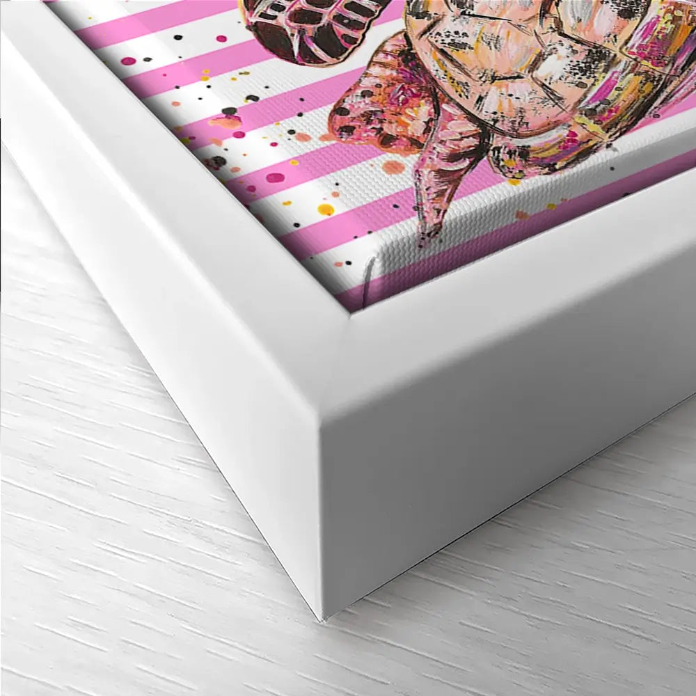 Turtle Stripes Trio Canvas Print Turtle Stripes Trio Canvas Print wall art product Emma LC Art