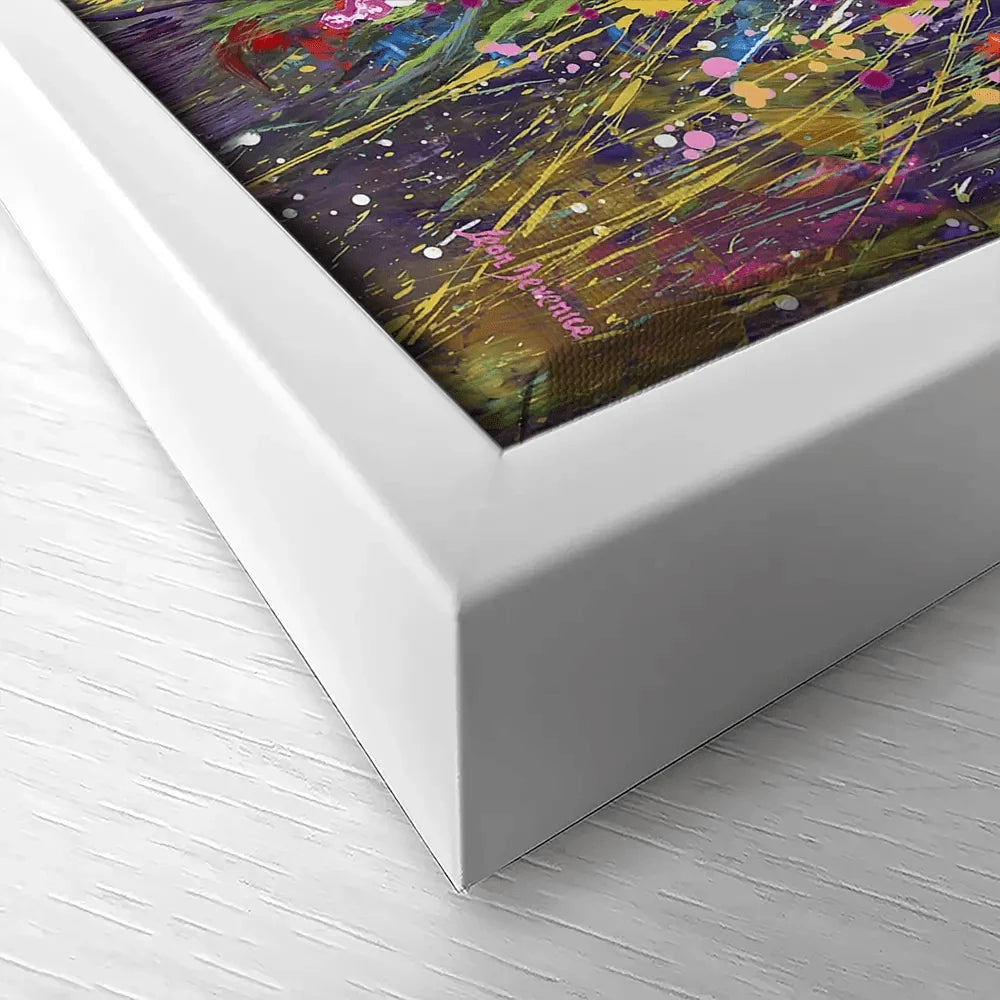 Tuscan Wildflower Field Canvas Print Tuscan Wildflower Field Canvas Print wall art product Leon Devenice