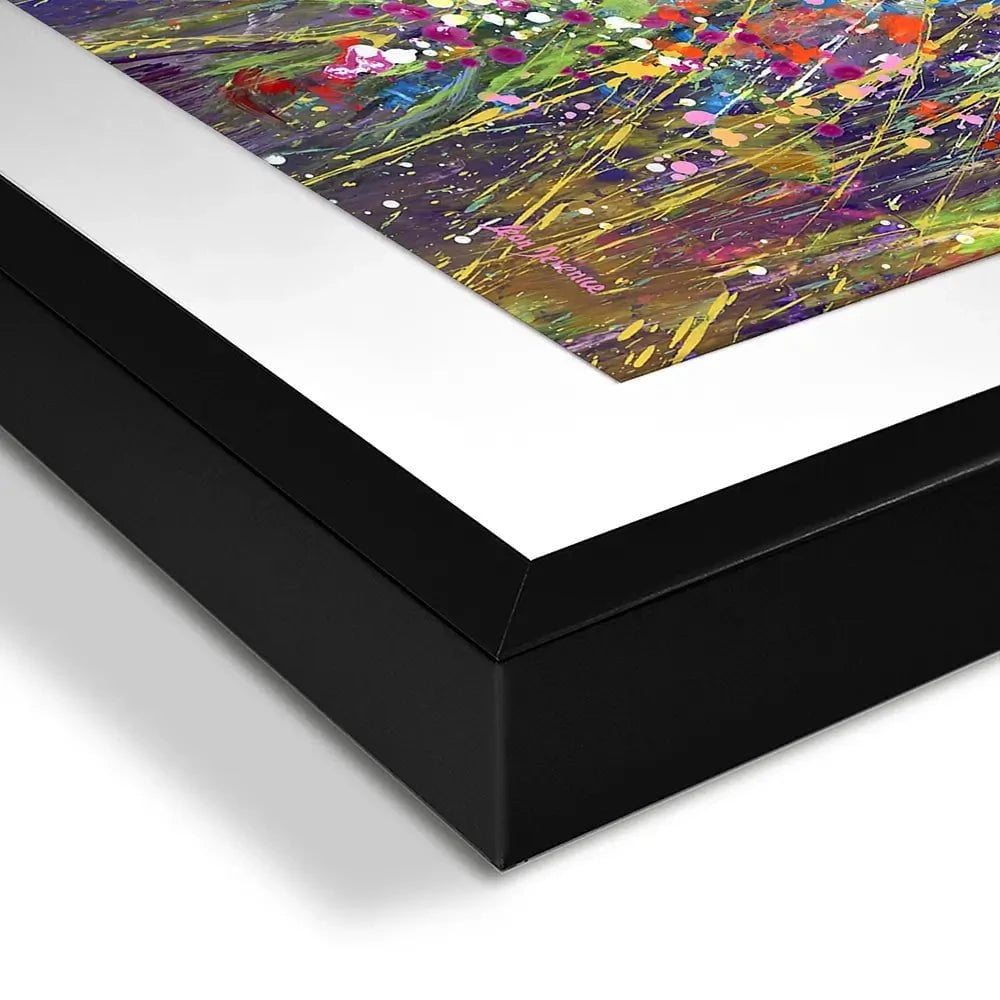 Tuscan Wildflower Field Framed Art Print Tuscan Wildflower Field Framed Art Print wall art product Leon Devenice