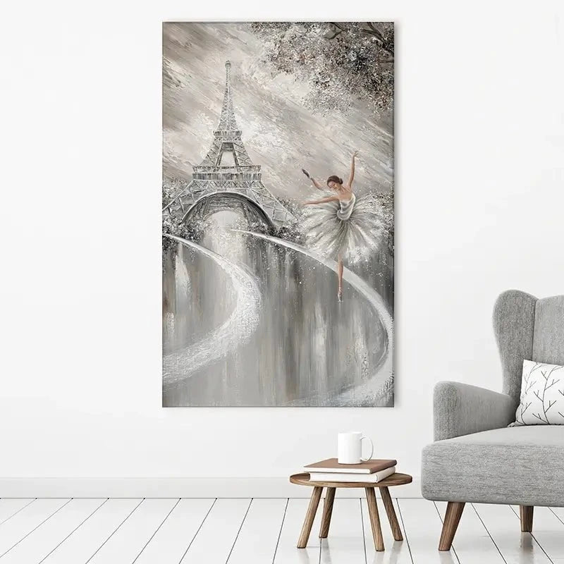 Tutu Twirl Canvas Print Tutu Twirl Canvas Print wall art product Isabella Karolewicz