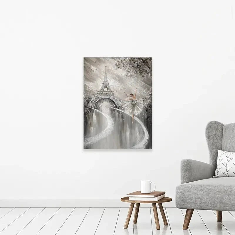 Tutu Twirl Canvas Print Tutu Twirl Canvas Print wall art product Isabella Karolewicz